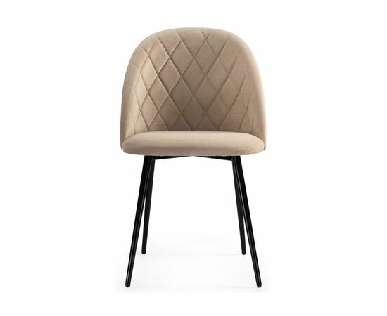 Стул Зест микровелюр 05 / черный глянец, изображение 2 | Интернет магазин мебели и декора LifeDekor