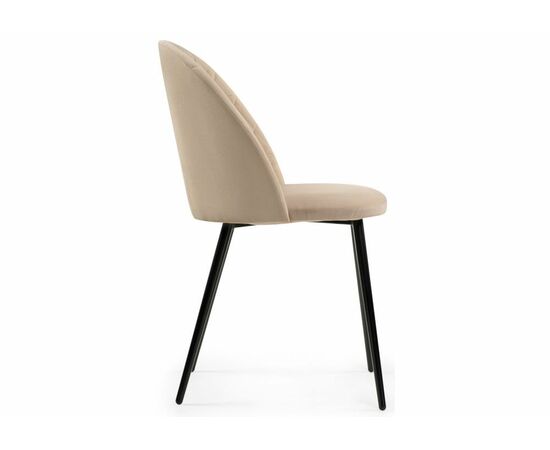 Стул Зест микровелюр 05 / черный глянец, изображение 3 | Интернет магазин мебели и декора LifeDekor