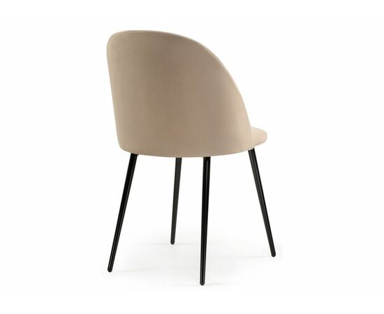 Стул Зест микровелюр 05 / черный глянец, изображение 4 | Интернет магазин мебели и декора LifeDekor