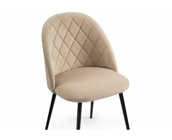 Стул Зест микровелюр 05 / черный глянец, изображение 5 | Интернет магазин мебели и декора LifeDekor