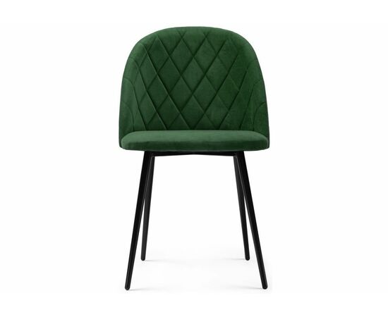 Стул Зест темно-зеленый / черный глянец, изображение 2 | Интернет магазин мебели и декора LifeDekor