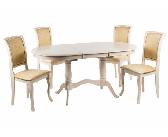 Стол деревянный EV Elva молочный, изображение 9 | Интернет магазин мебели и декора LifeDekor