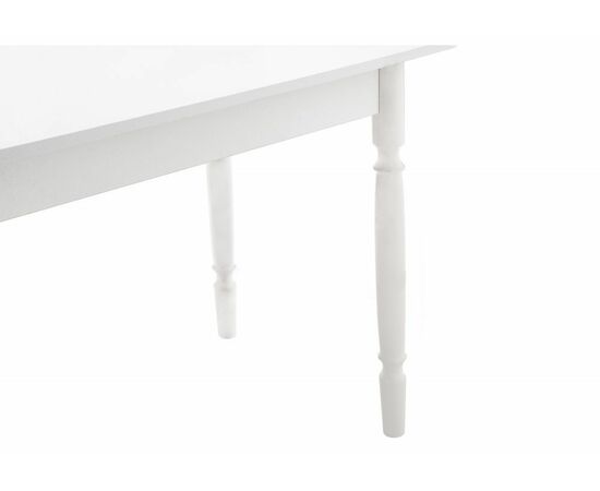 Стол деревянный Вуди белый глянец, изображение 3 | Интернет магазин мебели и декора LifeDekor