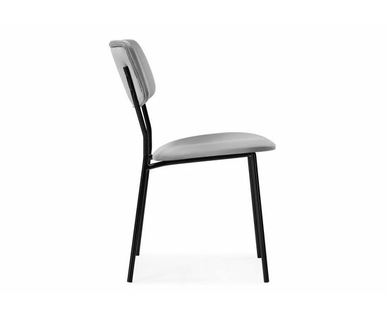 Стул Фиер серый / черный глянец, изображение 3 | Интернет магазин мебели и декора LifeDekor