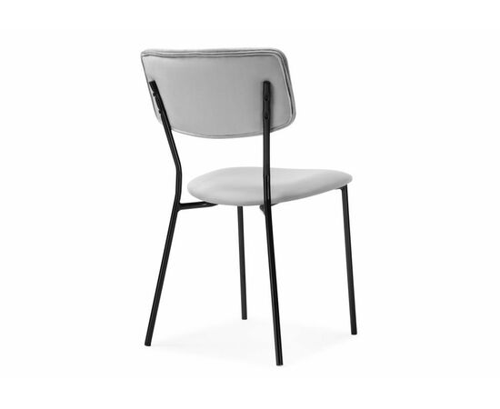 Стул Фиер серый / черный глянец, изображение 4 | Интернет магазин мебели и декора LifeDekor