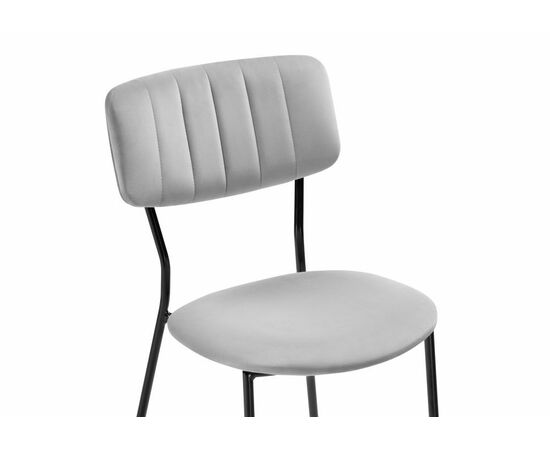 Стул Фиер серый / черный глянец, изображение 5 | Интернет магазин мебели и декора LifeDekor