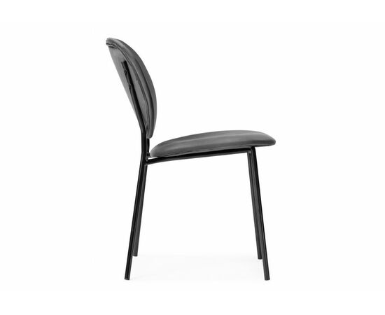 Стул Саранда графитовый / черный глянец, изображение 3 | Интернет магазин мебели и декора LifeDekor