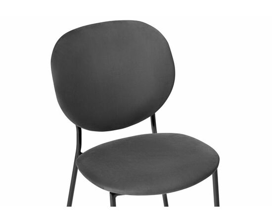 Стул Саранда графитовый / черный глянец, изображение 5 | Интернет магазин мебели и декора LifeDekor