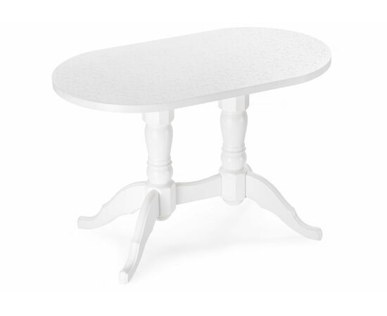 Стол деревянный Адней белый / рисунок | Интернет магазин мебели и декора LifeDekor