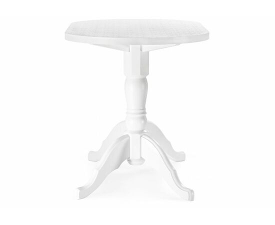 Стол деревянный Адней белый / рисунок, изображение 3 | Интернет магазин мебели и декора LifeDekor