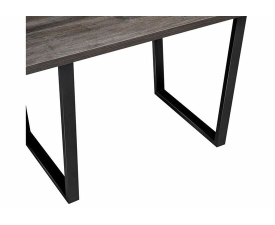 Стол деревянный Эльпатия 110 дуб рошелье / черный матовый, изображение 7 | Интернет магазин мебели и декора LifeDekor