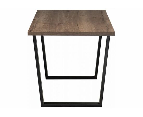 Стол деревянный Эльпатия 130 дуб велингтон / черный матовый, изображение 4 | Интернет магазин мебели и декора LifeDekor