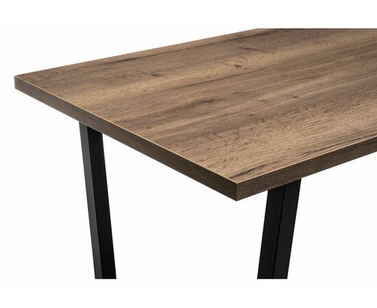 Стол деревянный Эльпатия 150 дуб велингтон / черный матовый, изображение 8 | Интернет магазин мебели и декора LifeDekor