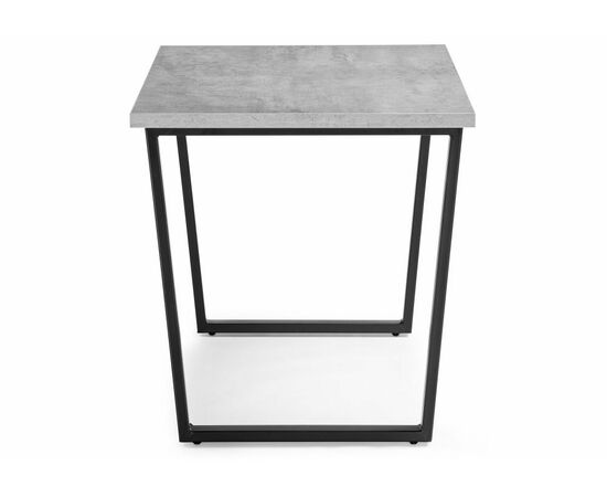 Стол деревянный Лота Лофт 140 25 мм черный матовый / бетон, изображение 3 | Интернет магазин мебели и декора LifeDekor