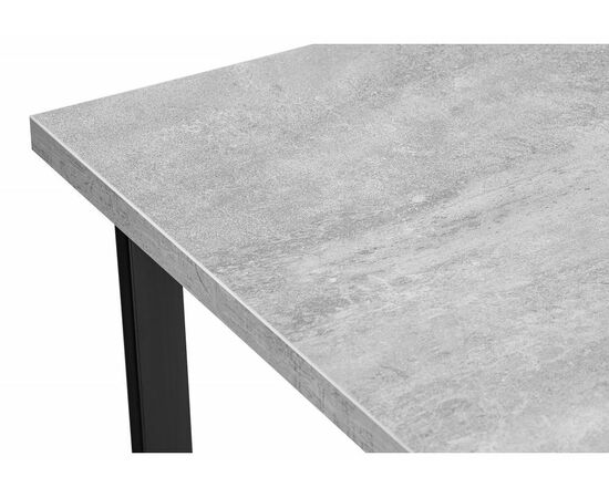 Стол деревянный Лота Лофт 140 25 мм черный матовый / бетон, изображение 6 | Интернет магазин мебели и декора LifeDekor
