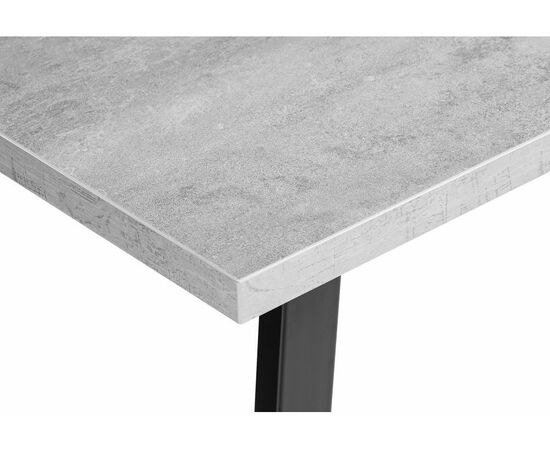 Стол деревянный Лота Лофт 140 25 мм черный матовый / бетон, изображение 7 | Интернет магазин мебели и декора LifeDekor