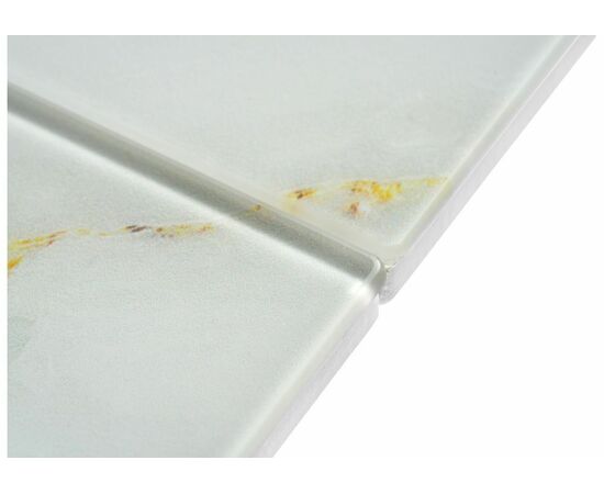 Стол стеклянный Бугун белый / золото, изображение 9 | Интернет магазин мебели и декора LifeDekor