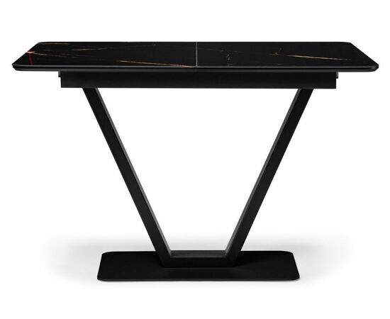 Стол стеклянный Бугун обсидиан / черный, изображение 2 | Интернет магазин мебели и декора LifeDekor