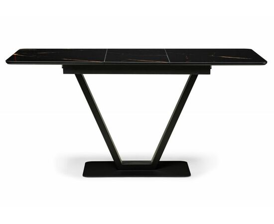 Стол стеклянный Бугун обсидиан / черный, изображение 3 | Интернет магазин мебели и декора LifeDekor