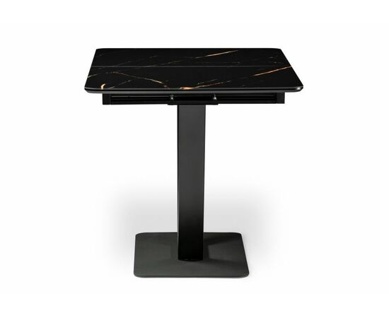 Стол стеклянный Бугун обсидиан / черный, изображение 4 | Интернет магазин мебели и декора LifeDekor