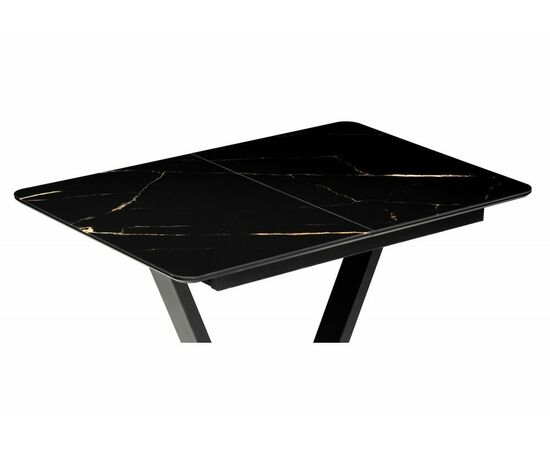 Стол стеклянный Бугун обсидиан / черный, изображение 5 | Интернет магазин мебели и декора LifeDekor