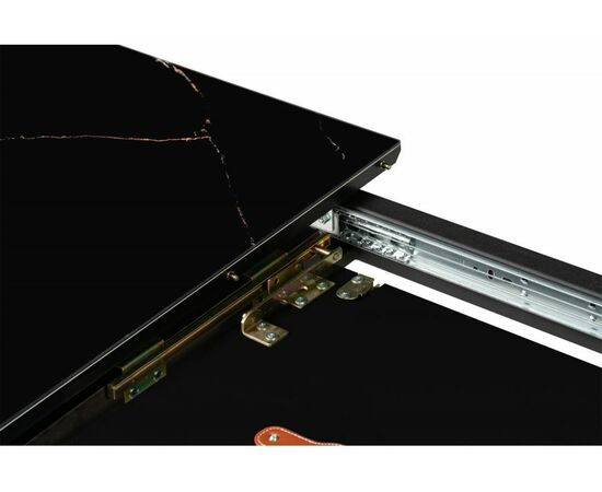 Стол стеклянный Бугун обсидиан / черный, изображение 8 | Интернет магазин мебели и декора LifeDekor