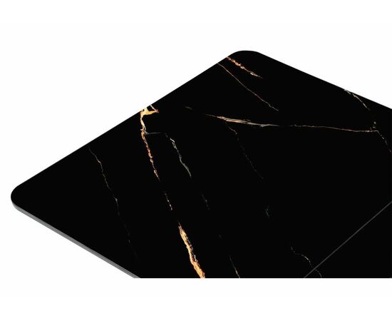 Стол стеклянный Бугун обсидиан / черный, изображение 9 | Интернет магазин мебели и декора LifeDekor