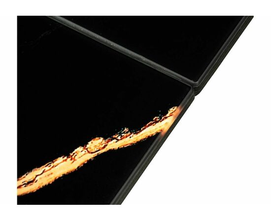 Стол стеклянный Бугун обсидиан / черный, изображение 10 | Интернет магазин мебели и декора LifeDekor