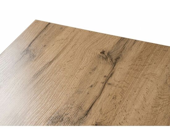 Стол деревянный Стол Тринити Лофт 120 25 мм дуб вотан / матовый черный, изображение 7 | Интернет магазин мебели и декора LifeDekor