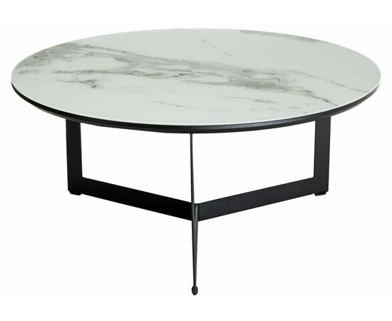 Стол стеклянный Роб D-700 мрамор белый, изображение 2 | Интернет магазин мебели и декора LifeDekor