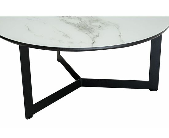 Стол стеклянный Роб D-700 мрамор белый, изображение 4 | Интернет магазин мебели и декора LifeDekor