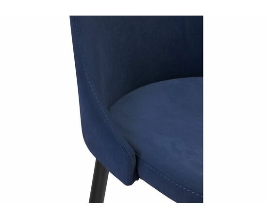 Барный стул Джама темно-синий / черный матовый, изображение 6 | Интернет магазин мебели и декора LifeDekor