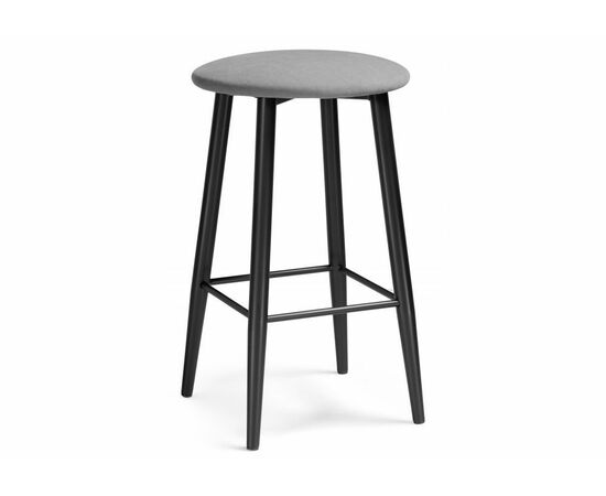 Барный стул Гангток катания сильвер / черный матовый | Интернет магазин мебели и декора LifeDekor