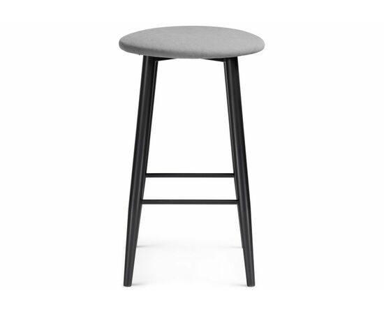 Барный стул Гангток катания сильвер / черный матовый, изображение 2 | Интернет магазин мебели и декора LifeDekor