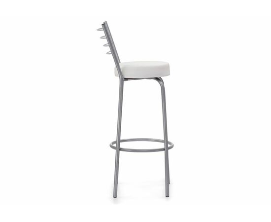 Барный стул Kuroda белый полимер / светлый мусс, изображение 3 | Интернет магазин мебели и декора LifeDekor