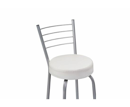 Барный стул Kuroda белый полимер / светлый мусс, изображение 5 | Интернет магазин мебели и декора LifeDekor