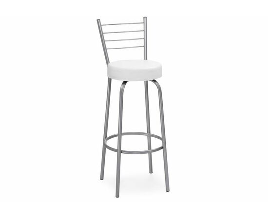 Барный стул Kuroda белый полимер / светлый мусс | Интернет магазин мебели и декора LifeDekor