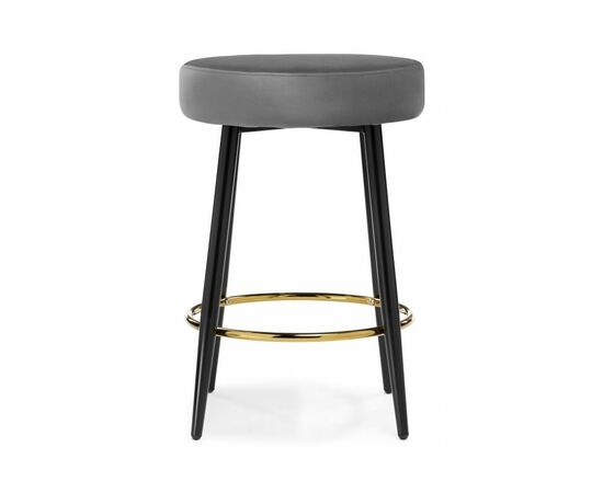 Барный стул Plato dark grey, изображение 2 | Интернет магазин мебели и декора LifeDekor