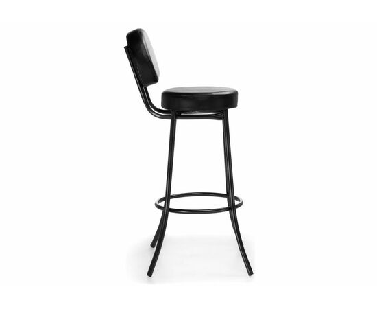 Барный стул Satearant черный полимер / темный мусс, изображение 3 | Интернет магазин мебели и декора LifeDekor