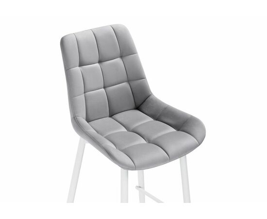 Барный стул Алст светло-серый / белый, изображение 5 | Интернет магазин мебели и декора LifeDekor