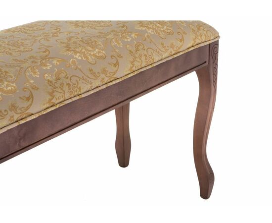 Банкетка Валентино орех / бежевый, изображение 4 | Интернет магазин мебели и декора LifeDekor