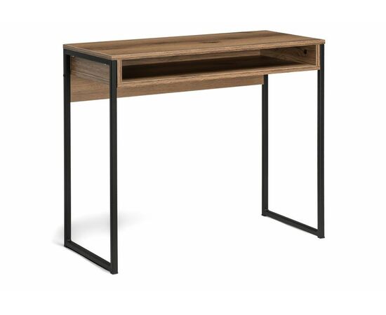 Стол Лео Лофт черный матовый / дуб делано темный | Интернет магазин мебели и декора LifeDekor