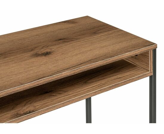 Стол Лео Лофт черный матовый / дуб делано темный, изображение 4 | Интернет магазин мебели и декора LifeDekor