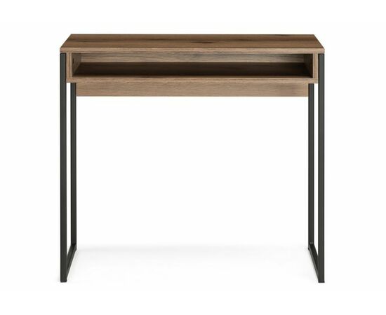 Стол Лео Лофт черный матовый / дуб делано темный, изображение 2 | Интернет магазин мебели и декора LifeDekor