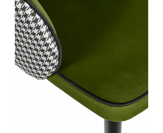 Стул Paola зеленый с жаккардом, изображение 7 | Интернет магазин мебели и декора LifeDekor