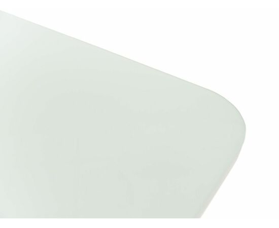 Стол «Тайбэй» стекло OPTI белое, каркас белый, изображение 5 | Интернет магазин мебели и декора LifeDekor