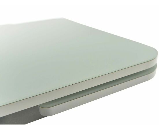 Стол «Тайбэй» стекло OPTI белое, каркас белый, изображение 6 | Интернет магазин мебели и декора LifeDekor