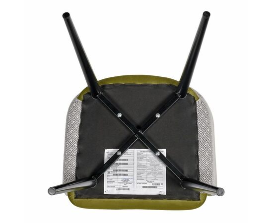 Стул Paola зеленый с жаккардом, изображение 12 | Интернет магазин мебели и декора LifeDekor