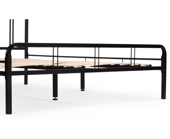 Кровать Рейк 140х200 черная, изображение 5 | Интернет магазин мебели и декора LifeDekor