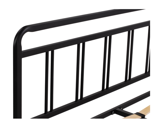 Кровать Рейк 140х200 черная, изображение 7 | Интернет магазин мебели и декора LifeDekor